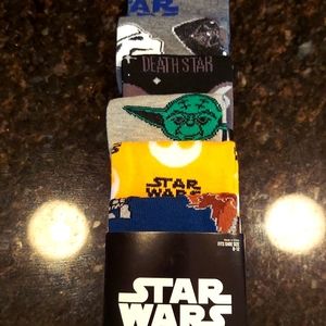 New Star Wars 6 pack socks..